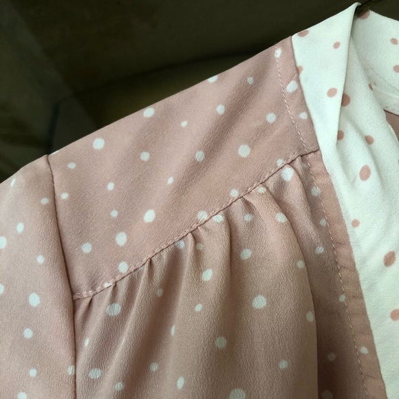 JASON WU FOR TARGET TIE NECK POLKA DOT BLOUSE. - Picture 12 of 16